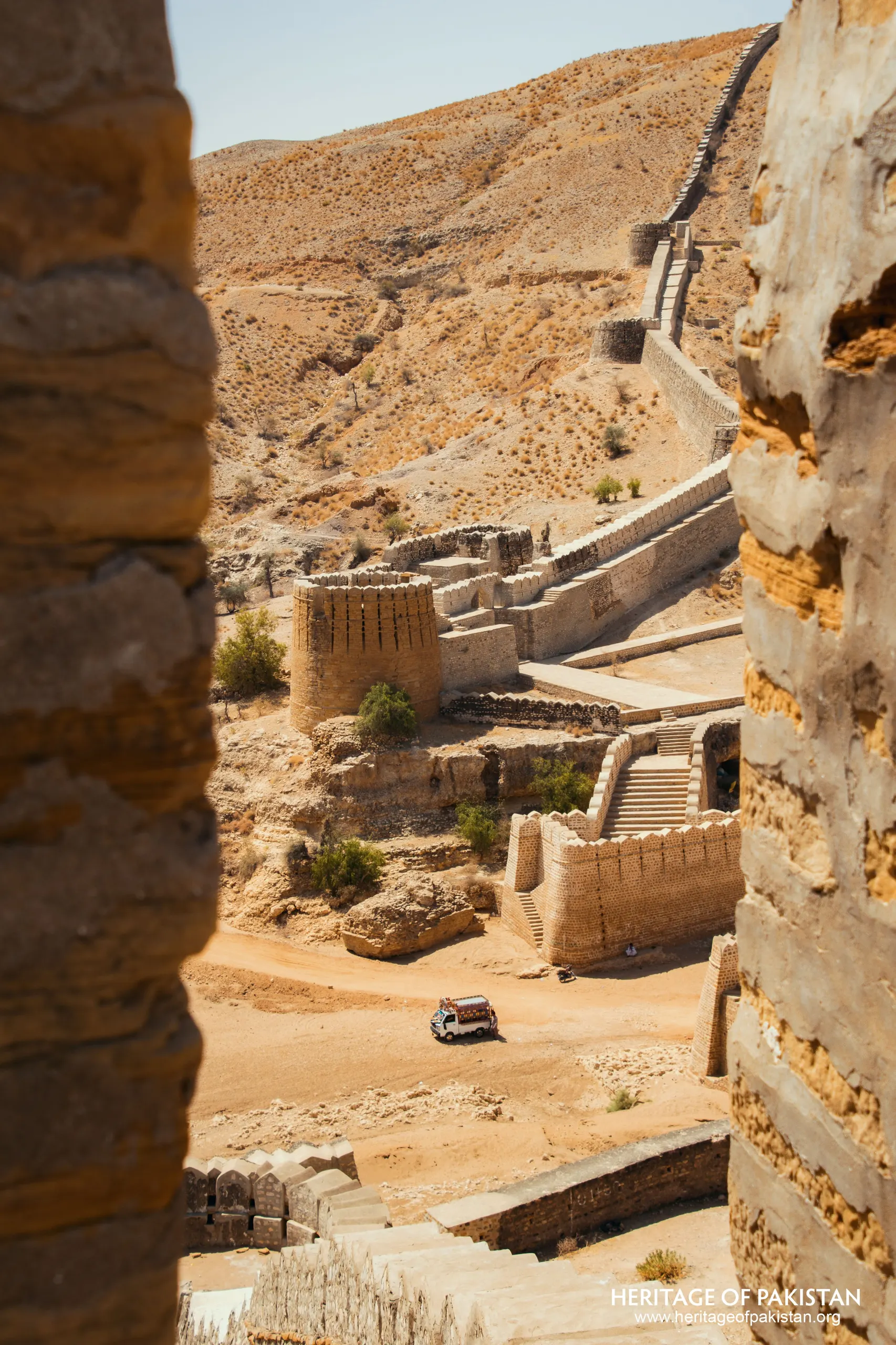 In the Kirthar Hills of Sindh stands a fort so vast it is called the Great Wall of Sindh.